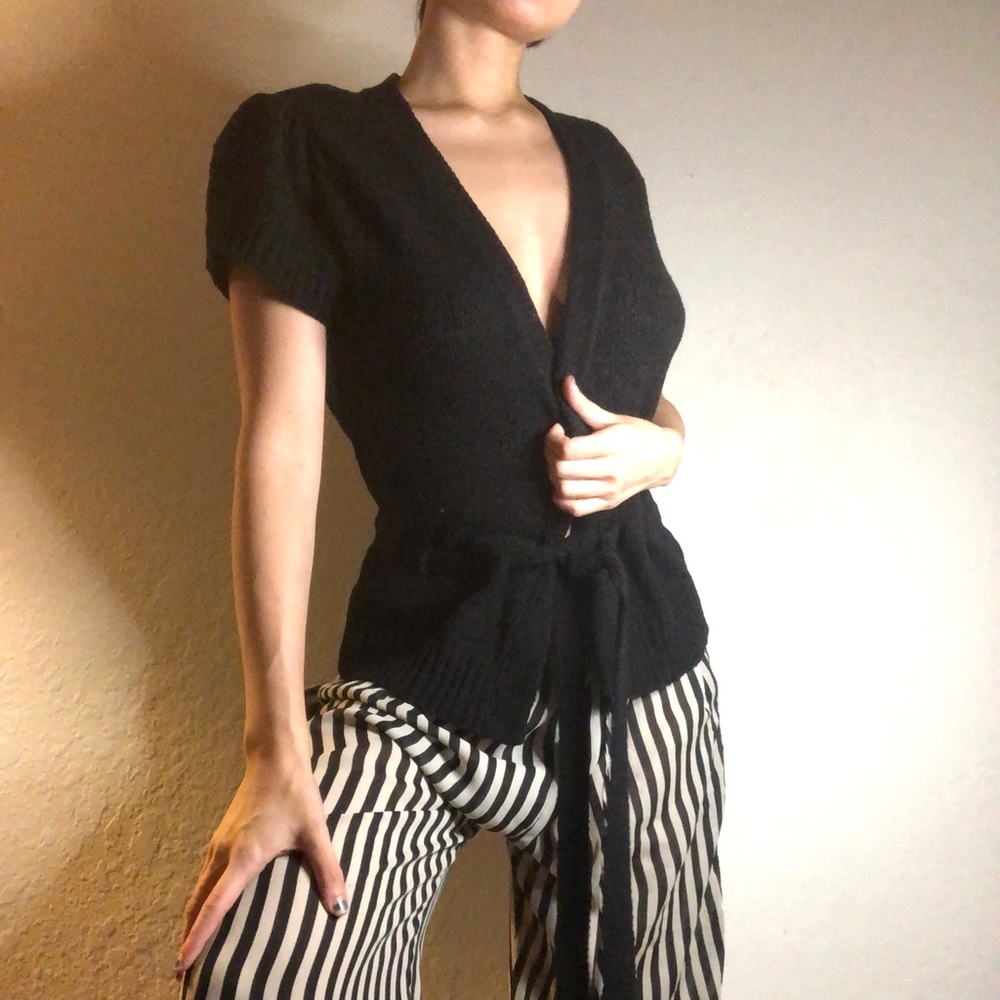 Fall/ Winter Black throw over cover up Top